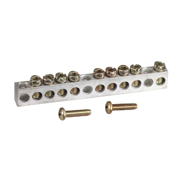 Square D Square D 200 amps 120/240 V 1 space 12 circuits Surface Mount Ground Bar Kit PK9GTACP - main